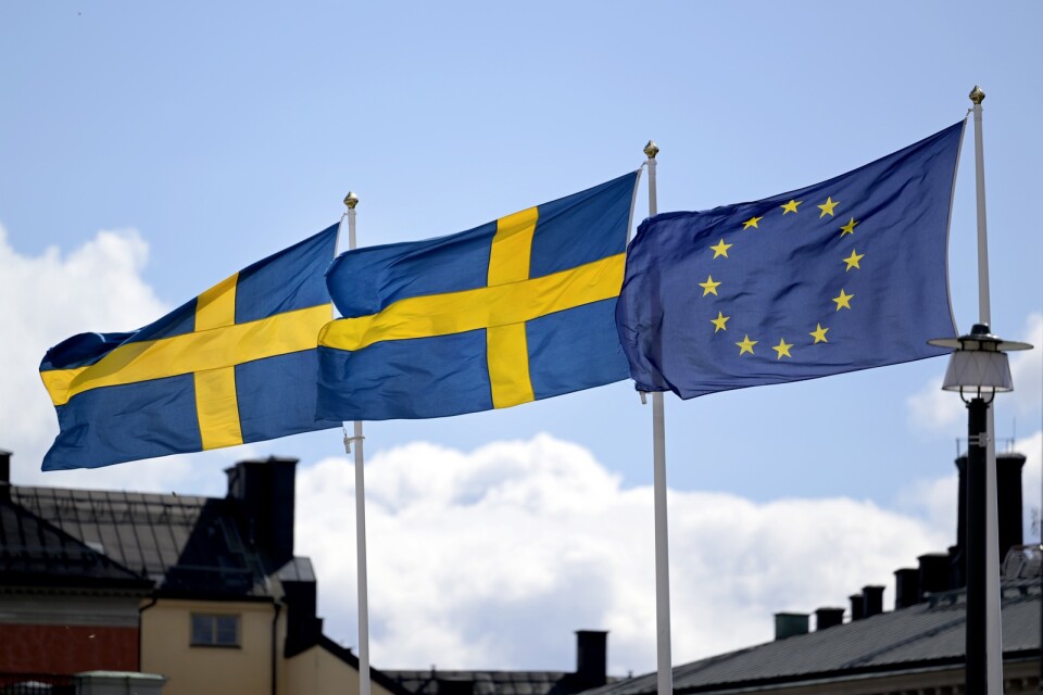 Sverigedemokraterna vill stryka grundlagens skrivningar om EU-medlemskapet.