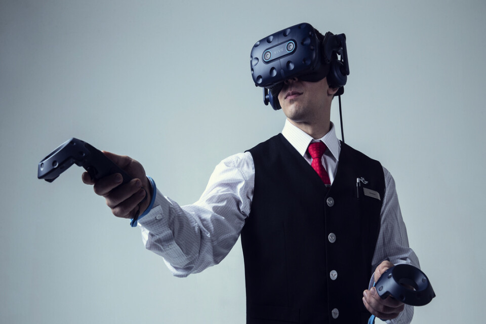 SJ utbildar sin personal med hjälp av virtuell verklighet (VR).