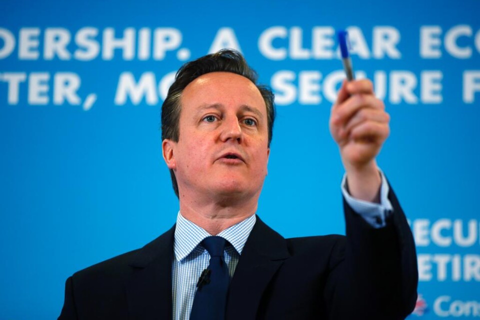 David Cameron tänker bara delta i en enda tv-sänd debatt inför valet den 7 maj, där alla partiledare medverkar. Beskedet från Downing Street betyder att Storbritanniens premiärminister inte ställer upp på någon duell mot Labourpartiets ledare Ed Miliban