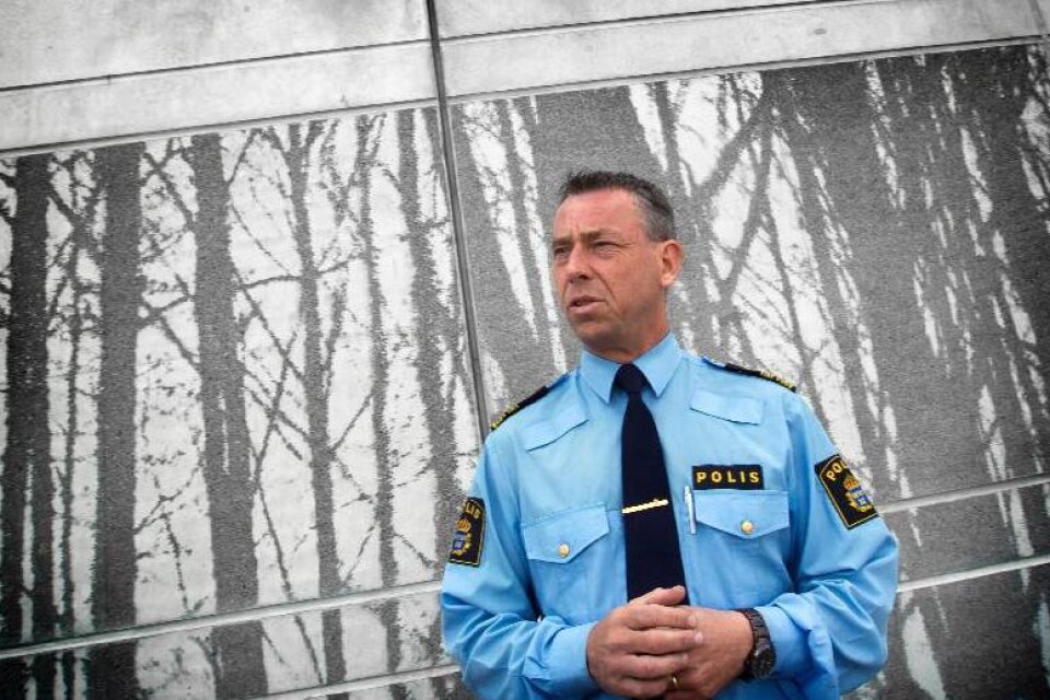 Klas Werme, operativ chef vid polisen i Kalmar län.