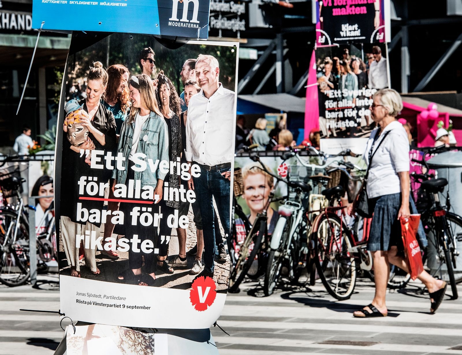 Vänsterpartiet vill se ett Sverige för alla, inte bara för de rikaste.