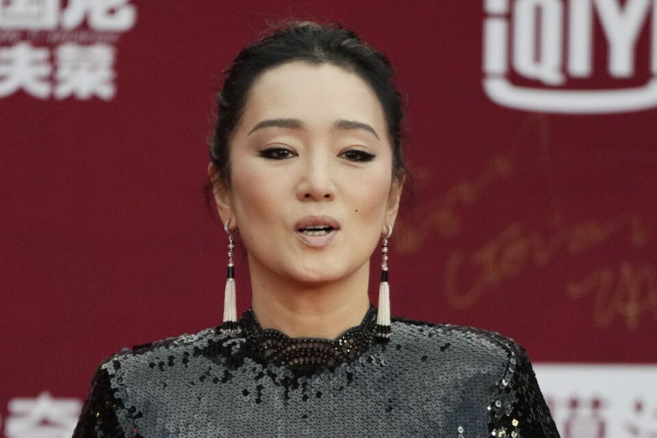 Skådespelerskan Gong Li på den internationella filmfestivalen i Peking i september.