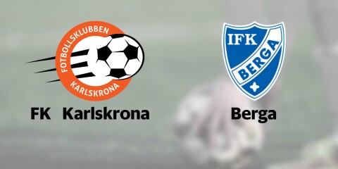 FK Karlskrona vann mot IFK Berga
