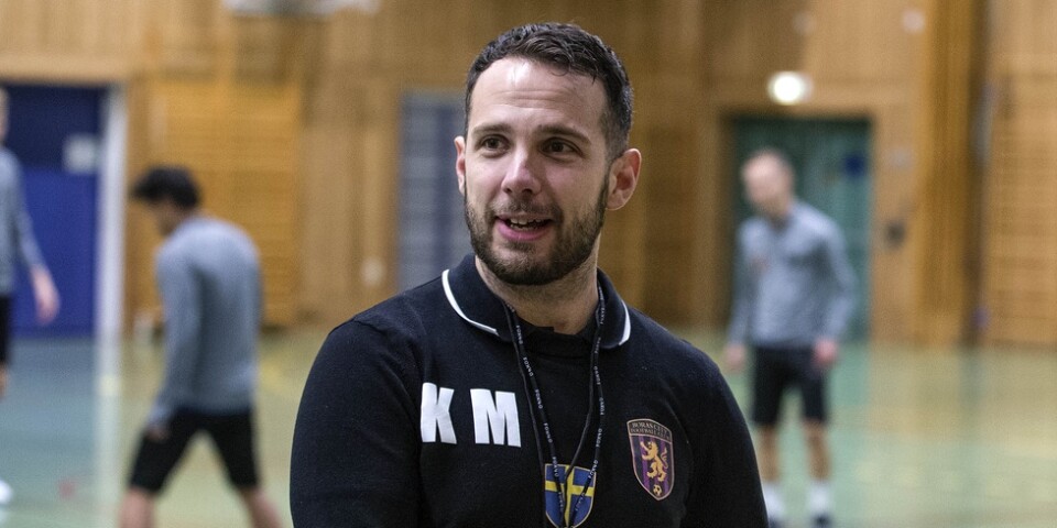 Kenan Markgård är tränare i Borås City FC, som vann kvalmatchen mot Frölunda med 6–3. (Arkivbild)