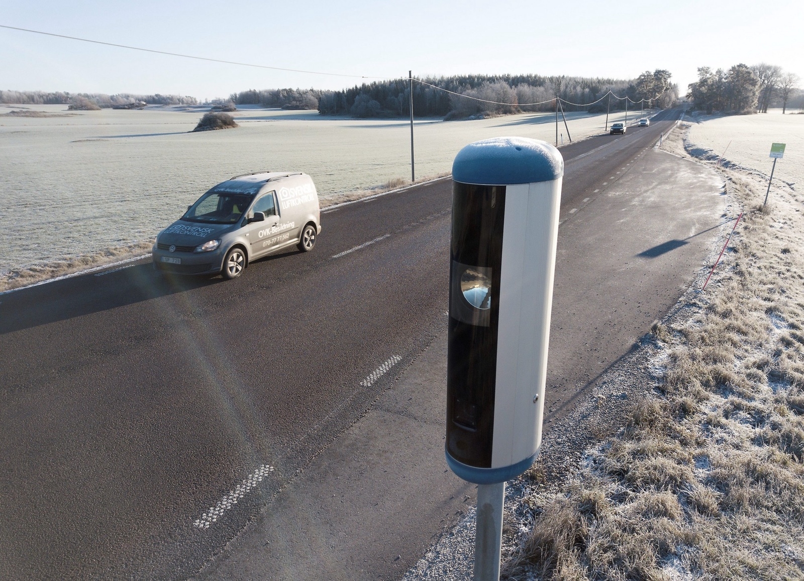 I dag finns drygt 1 600 trafiksäkerhetskameror i tjänst i Sverige.
Foto: Fredrik Sandberg/TT
