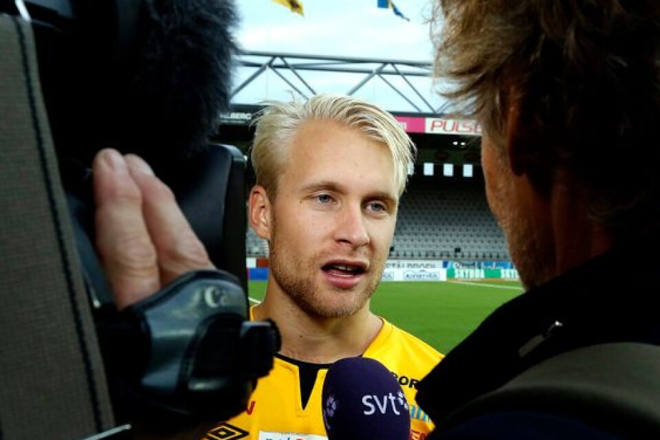 Johan Larsson stod för en assist när hans Bröndby bortaslog Sönderjyske.