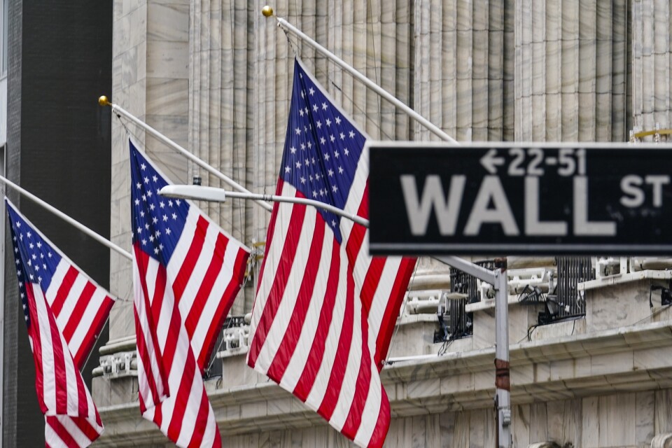 Wall Street föll under tisdagen. Arkivbild.
