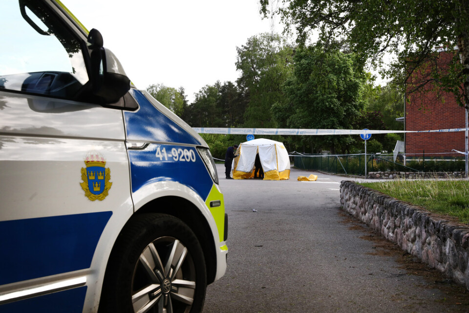 En man i 25-årsåldern sköts ihjäl i Eskilstuna den 23 maj i fjol. Arkivbild.
