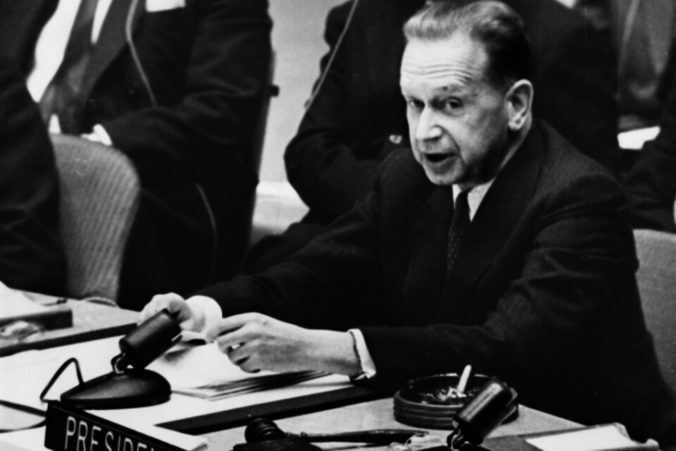 Närmare 60 år efter FN-chefen Dag Hammarskjölds död omgärdas den flygkrasch som tog hans liv av frågetecken. Arkivbild.