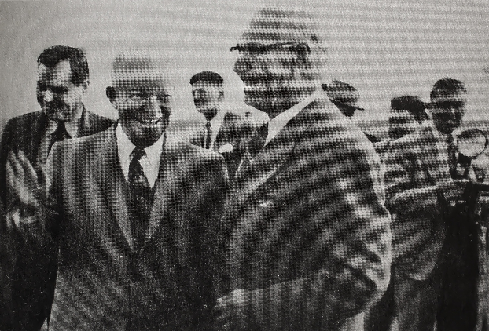 John Aronsson träffar president Eisenhower