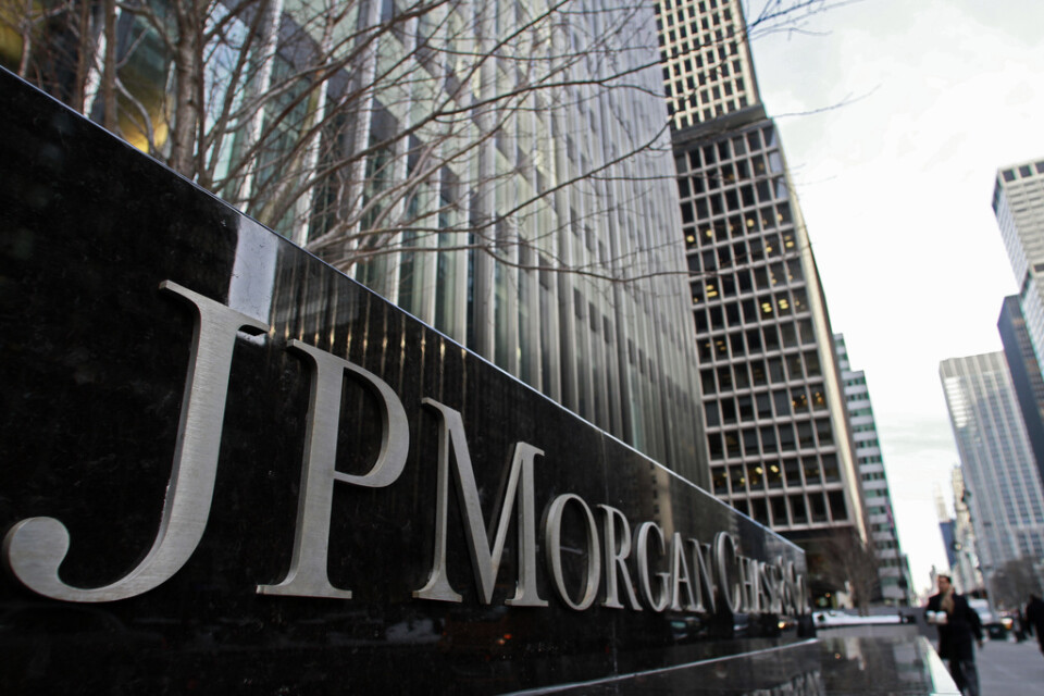 JP Morgan Chase kontor i New York. Arkivbild.