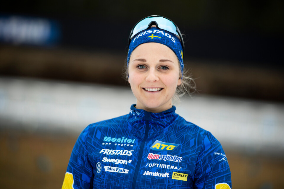 Förra längdstjärnan Stina Nilsson gör sin andra säsong som skidskytt.