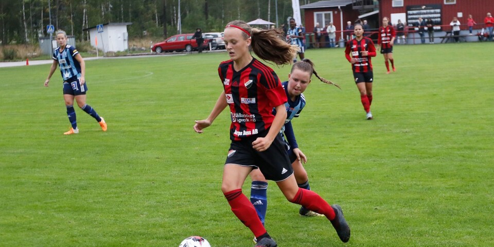 Alma Öberg gjorde ett av målen i cupvinsten mot Hultsjö.