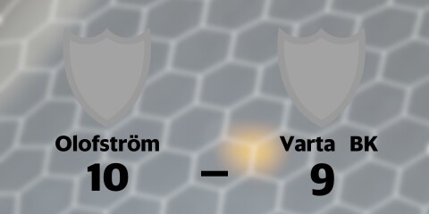 Olofström vann mot Varta BK