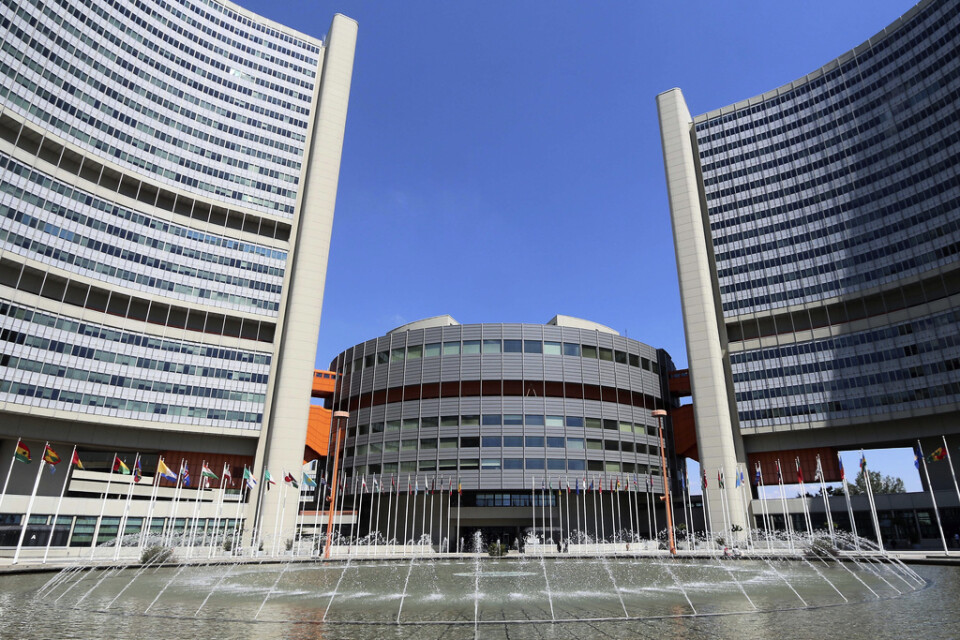 FN-kontoret i Wien är en av platserna som utsatts för en cyberattack. Arkivbild.