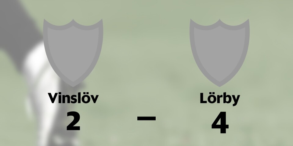 Lörby tog rättvis seger mot Vinslöv