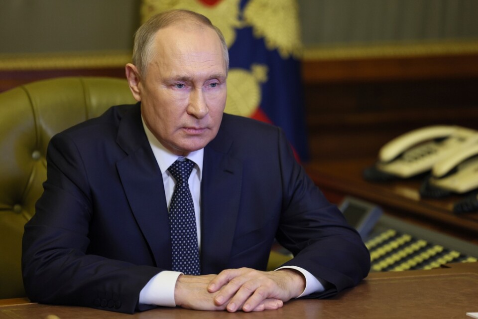 Vladimir Putin. Bild från häromdagen.
