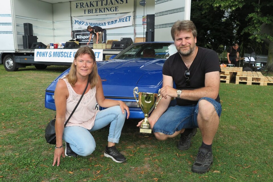 Vinnarna i kategorin Peoples choice 1980-1989 blev Carola Karlsson och Roger Andersson, med sin Chevrolet Corvette.