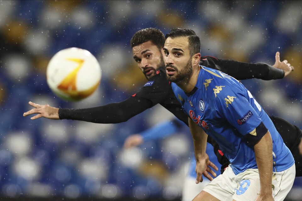 Real Sociedad och Napoli spelade 1–1 i Neapel.