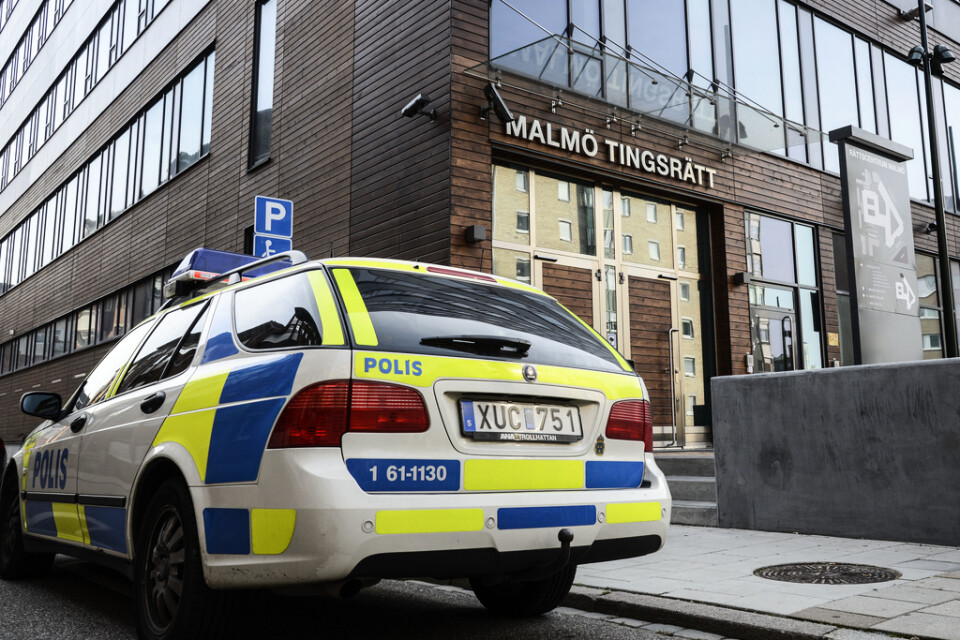 Malmö tingsrätt är en av de domstolar som tvingats ställa in rättegångar i coronavirusets spår. Arkivbild