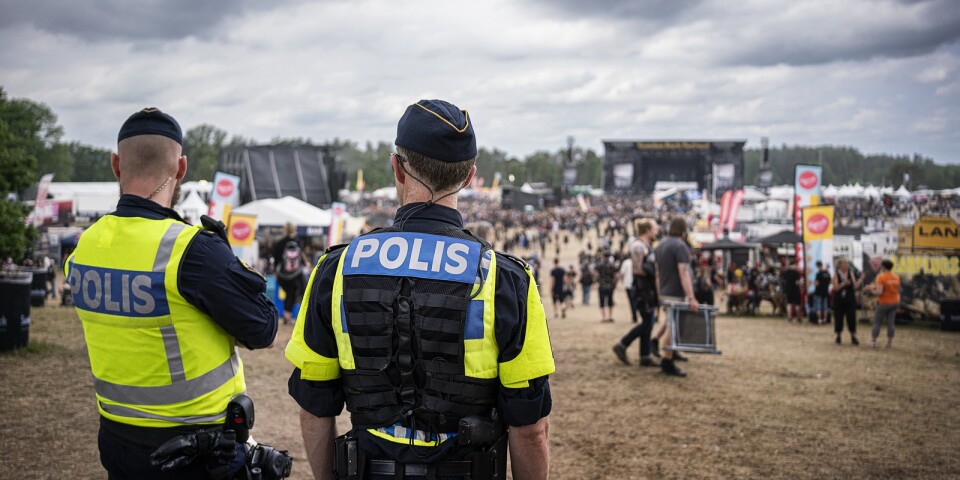 60-åring stoppades med narkotika på Sweden Rock