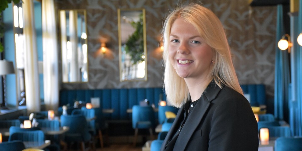 Maria, 28, är hotellets nya chef: ”Ett kvitto på att jag har gjort ett bra jobb”