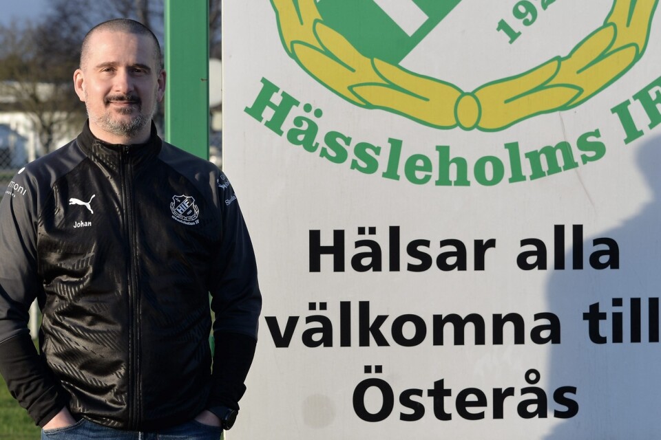 Johan Gunnarsson tar över efter Mikael Koenen och blir ny ordförande i Hässleholms IF. FOTO: JAN RYDÉN