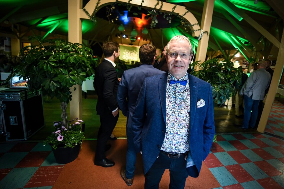 Janne Norrman, vd för Bolist Broby, tog emot priset som Årets företagare.