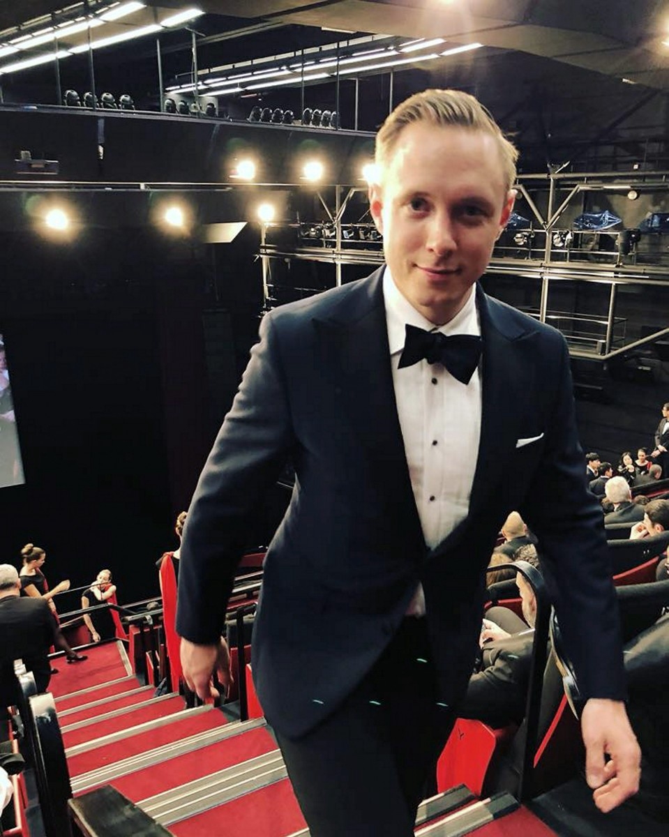 André Hedetoft var på plats under filmfestivalen i Cannes för att prata om sin film- och tv-serieplaner. Pressbild