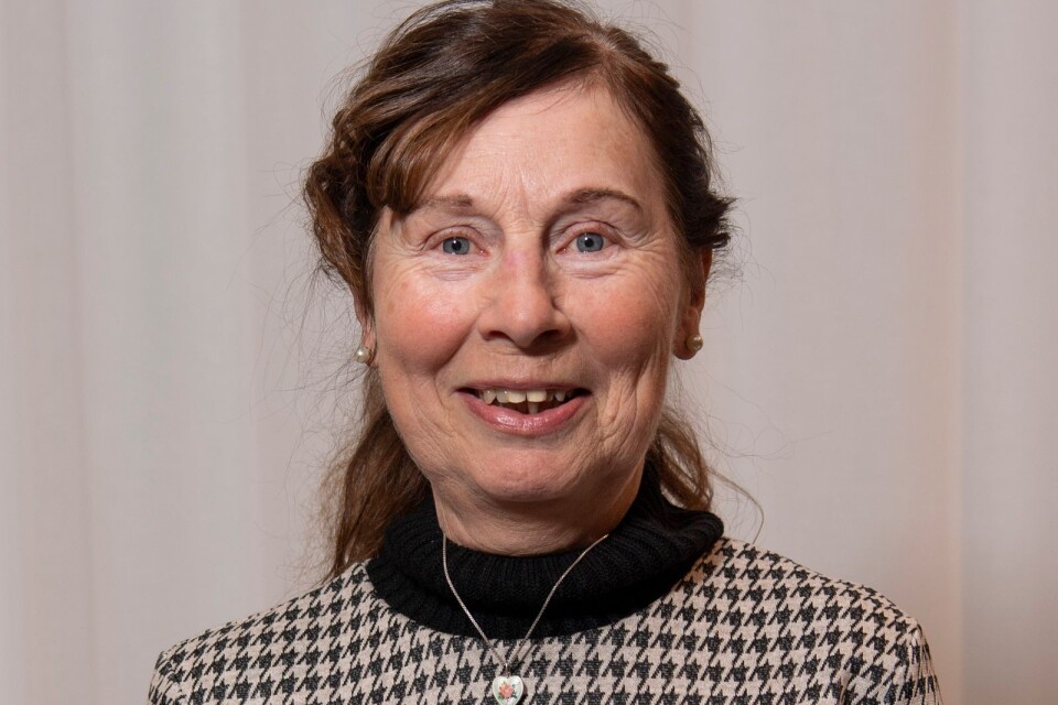 Marianne Eriksson, ordförande i Röda Korset i Kyrkhult.