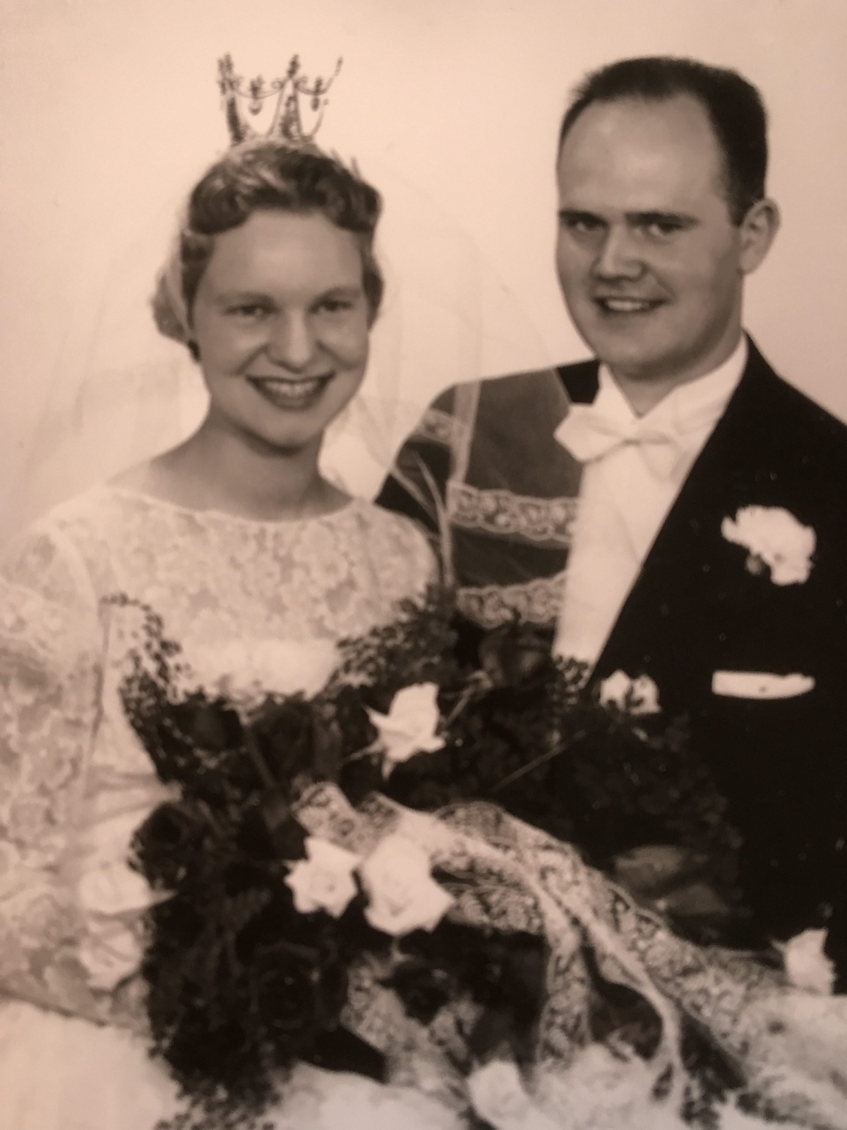 Makarna Claesson gifte sig i Markaryds kyrka den 11 juli 1959. 
PRIVAT BILD