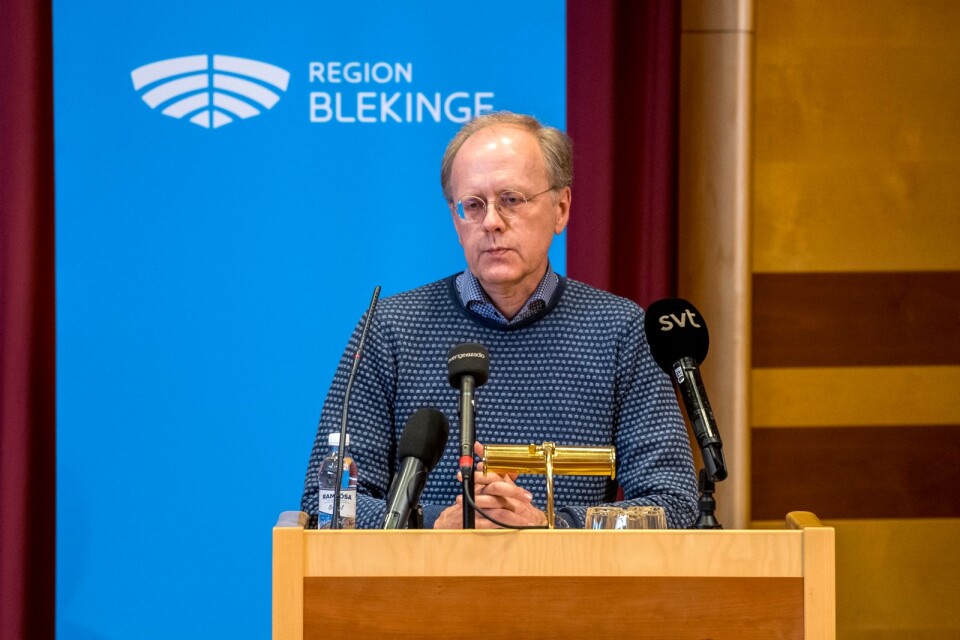 Bengt Wittesjö, smittskyddsläkare Region Blekinge.