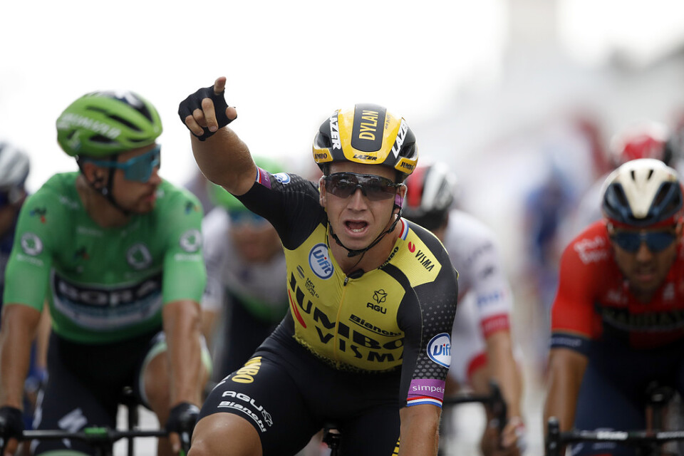 Dylan Groenewegen vann den sjunde etappen av Tour de France.