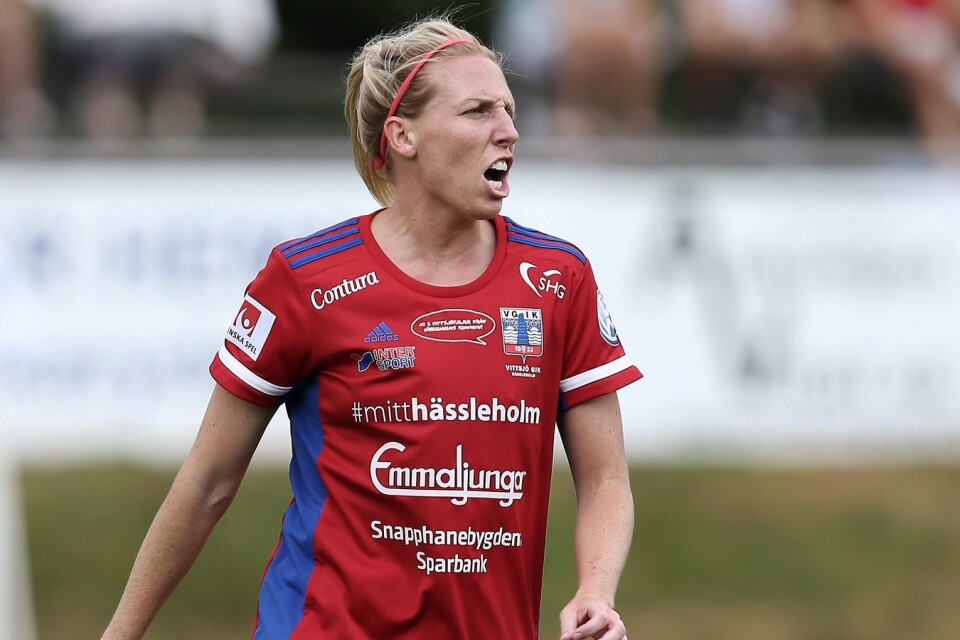 Sandra Adolfsson, fotboll. Foto: Stefan Sandström/Arkiv