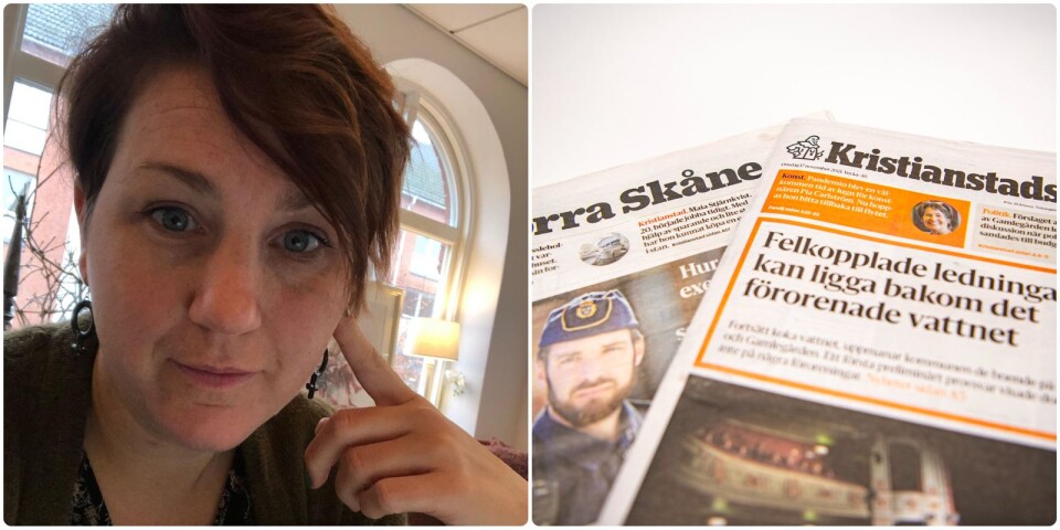 Kristianstadsbladet و Norra Skåne صحيفة واحدة - في نسختين