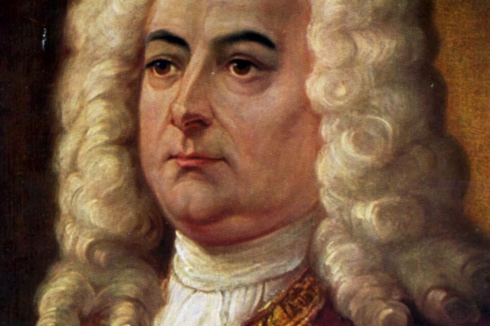 Kompositören Georg Friedrich Händel, 1685-1759.