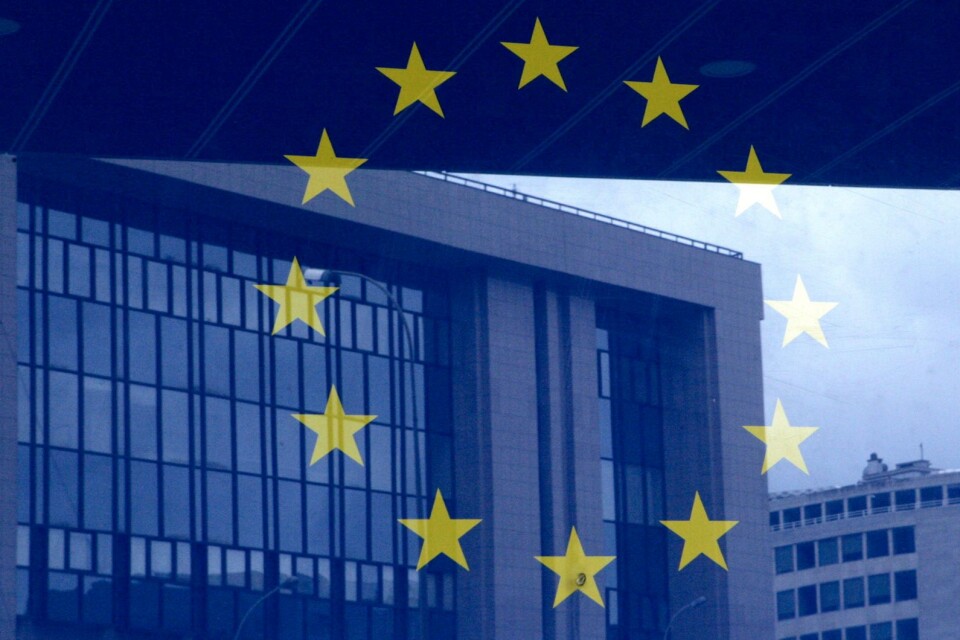 Europeiska rådets byggnad i Bryssel. Normalt hålls toppmöten här, men inte i coronatider.
