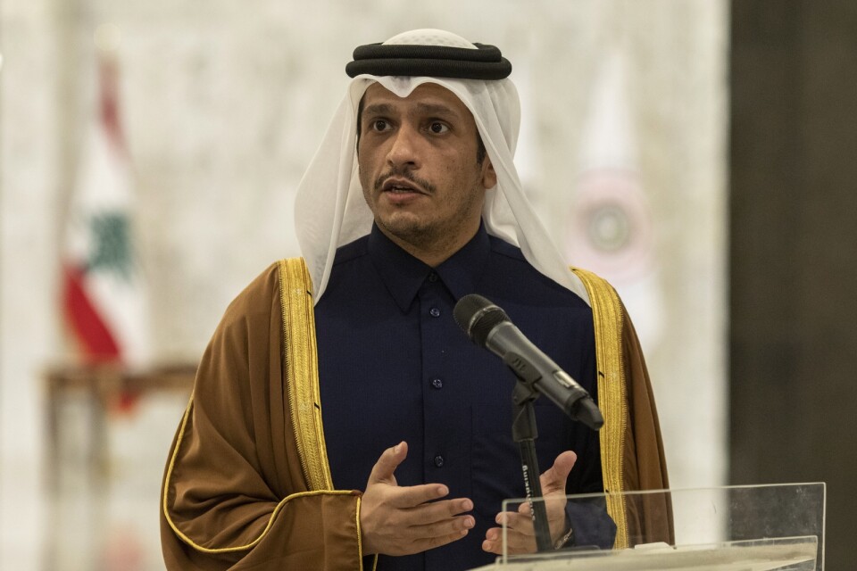 Qatars utrikesminister Mohammed bin Abdulrahman bin Jassim Al-Thani. Arkivbild.