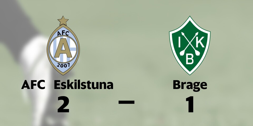 Uddamålsseger för AFC Eskilstuna mot Brage