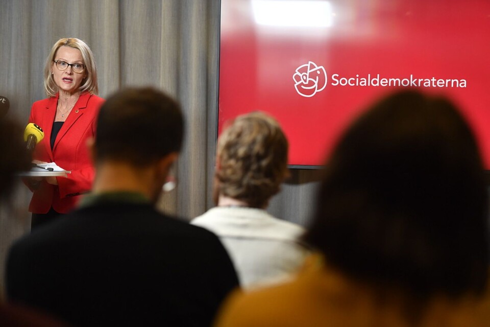 Tidigare migrationsminister Heléne Fritzon (S) är Socialdemokraternas toppnamn till Europaparlamentsvalet. Foto: Henrik Montgomery / TT