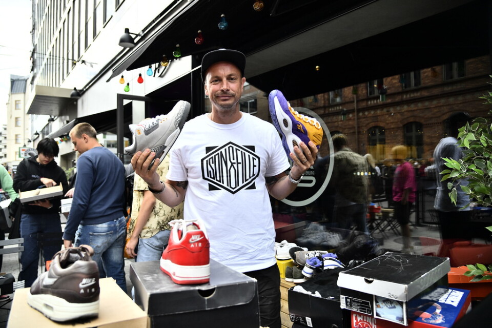 Rapparen Petter sålde delar av sin skosamling till förmån för välgörenhet. Arkivbild.