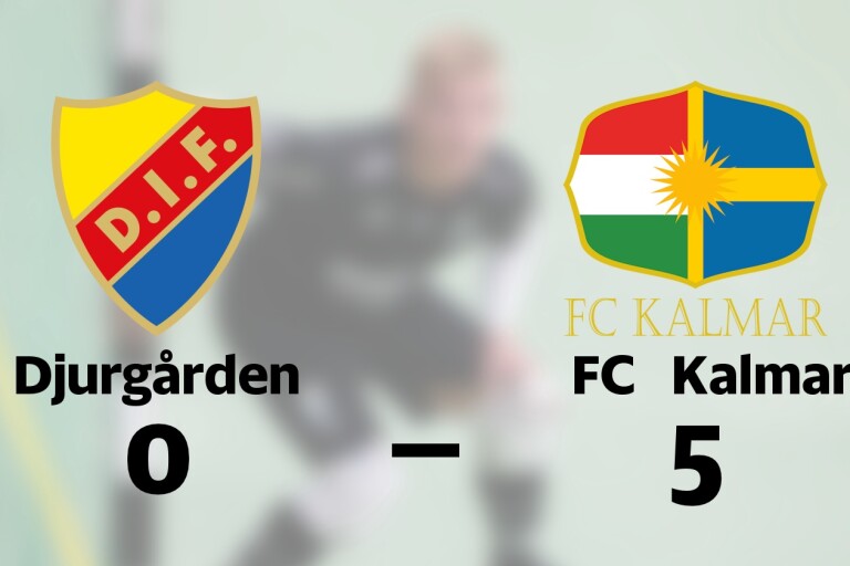 Storseger för FC Kalmar borta mot Djurgården