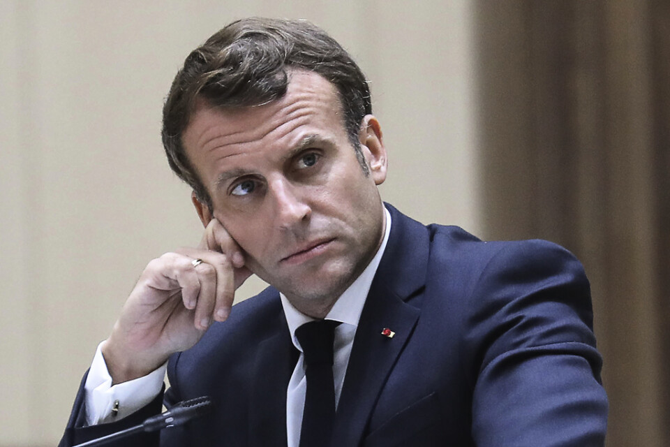 Frankrikes president Emmanuel Macron har haft det tungt inrikespolitiskt under sina tre år vid makten. Arkivbild.