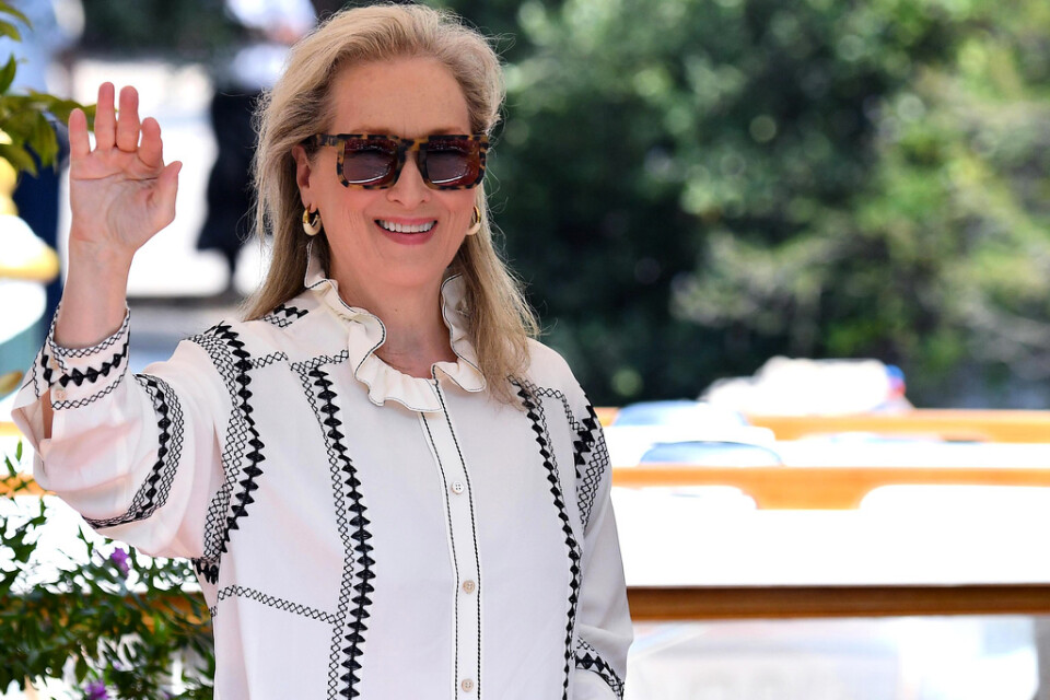 Meryl Streep är på plats i Venedig för premiären av Steven Soderberghs "The laundromat".