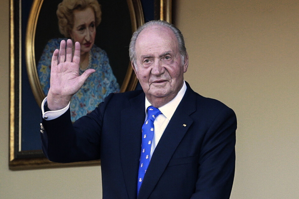 Spaniens exkung Juan Carlos, här på bild från i fjol.