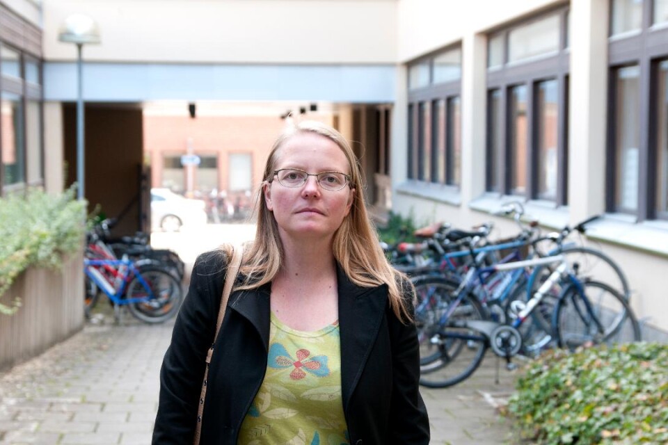 Åklagare Emma Berge i Växjö slår larm om att polisen är underbemannad. Även utredningar med barn som misshandlats eller utsatts för sexuella övergrepp läggs numera på hög. Foto: Per Sandeback