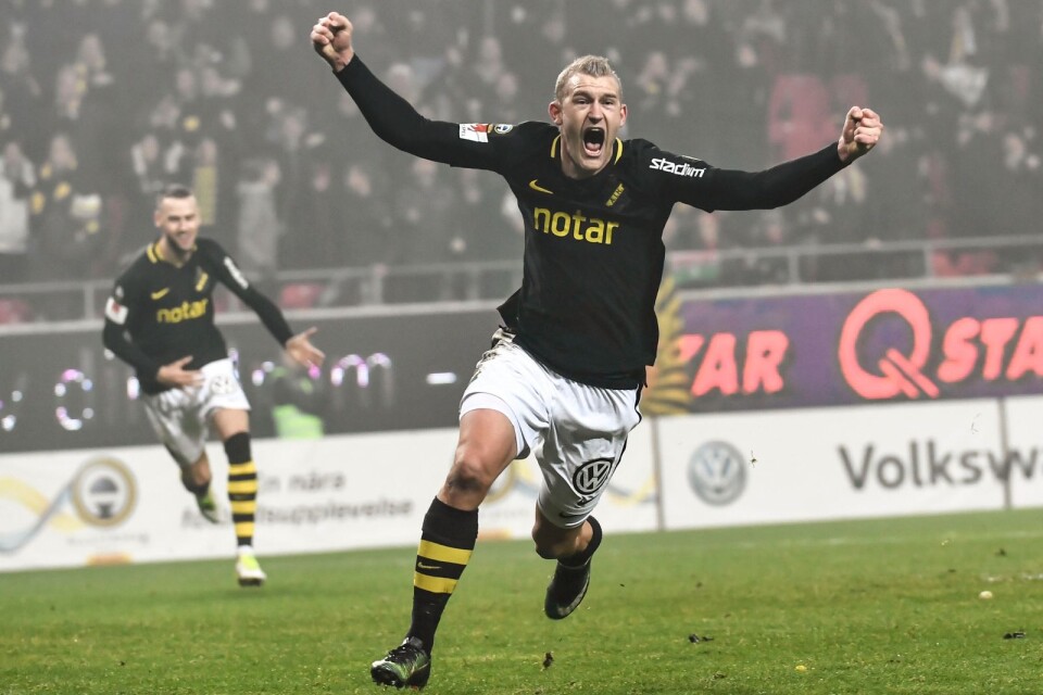 Robin Jansson gjorde AIK:s segermål.