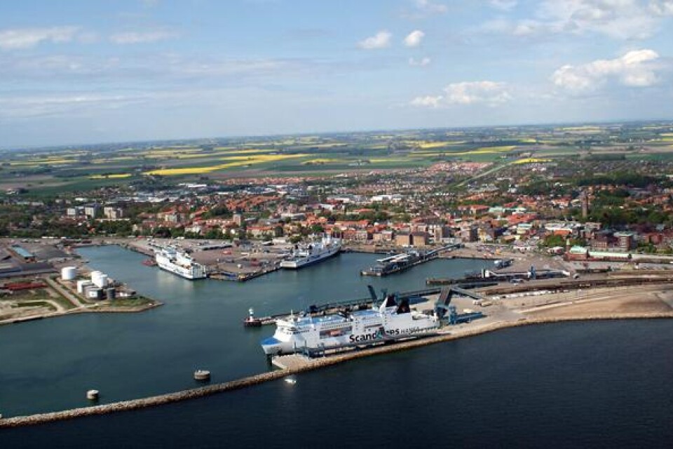 Trelleborgs hamn är fortfarande näst störst i Sverige.