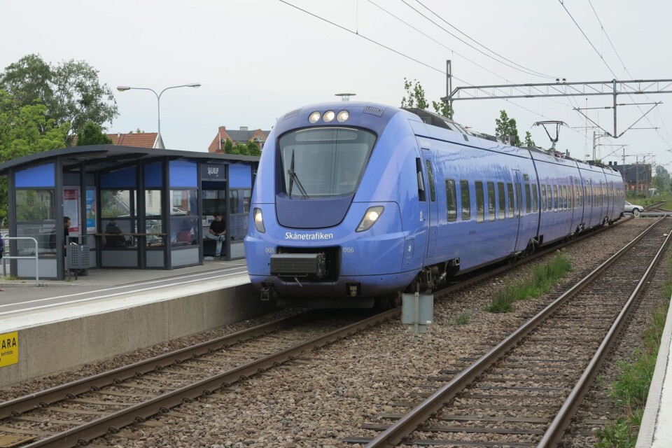 En tonåring påträffades på stationen i Skurup.
