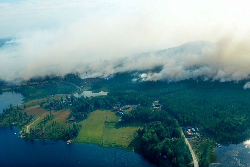 Byar i Ljusdals kommun evakueras på grund av bränderna.